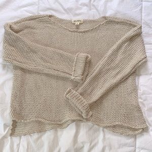 Rag Poets Sweater With Side Slits